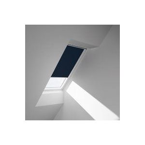 VELUX Origineel Verduisterend Rolgordijn (DKL) Wit Kozijn, MK06, Donkerblauw