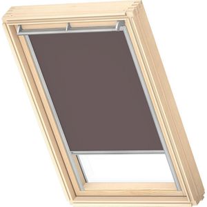 VELUX Origineel Verduisterend Rolgordijn (DKL), Zilveren Kozijn, S06, 606, 4, Taupe