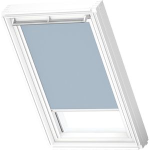 VELUX Origineel Verduisterend Rolgordijn (DKL) Wit Kozijn, PK08, Light Blue