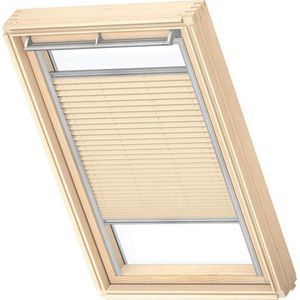 VELUX Origineel Plisségordijn (FHL), Zilveren Kozijn, C02, Beige