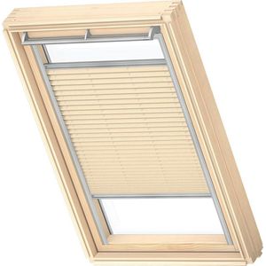 VELUX Origineel Plisségordijn (FHL), Zilveren Kozijn, MK06, Beige