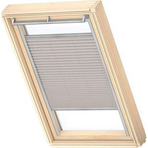 VELUX Origineel Plisségordijn (FHL), Zilveren Kozijn, PK08, Grey