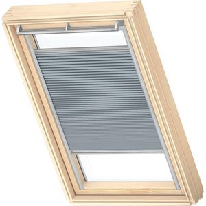 VELUX Origineel Verduisterend Plisségordijn (FHC), Zilveren Kozijn, M04, 304, 1, Grey