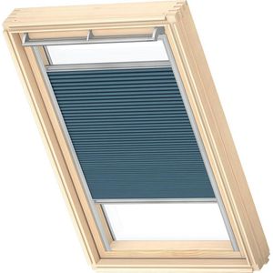 VELUX Origineel Verduisterend Plisségordijn (FHC), Zilveren Kozijn, MK08, Grey Melange