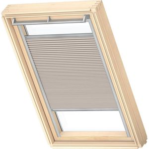 VELUX Origineel Verduisterend Plisségordijn (FHC), Zilveren Kozijn, U08, 808, 8, Dark Sand