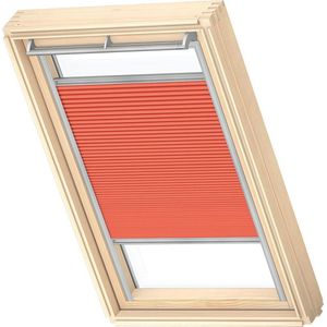 VELUX Origineel Verduisterend Plisségordijn (FHC), Zilveren Kozijn, UK08, Orange