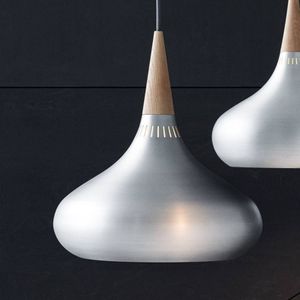 Fritz Hansen - Orient P2 Hanglamp Matte Alu/Eiken