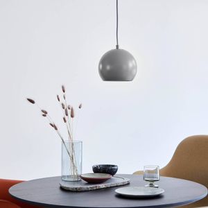 FRANDSEN hanglamp Ball, lichtgrijs mat, Ø 18 cm