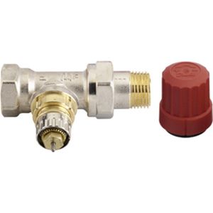 Danfoss - Thermostatische Radiatorafsluiter - Recht - Verkort - 3/8 - Kvs = 057 m3/h
