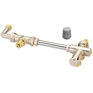 Danfoss RA-KW onderblok 2-pijps wand 013G3344