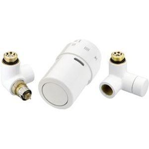 Danfoss X-tra Collection designset 1/2" links wit (RAL 9016) 013G4008