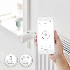 Danfoss Ally, 2400 MHz, 0 - 30 m, -10 - 55 °C, Amazon Alexa & Google Assistant, Kabellos, Weiß