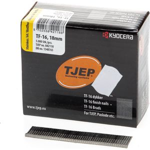 Brad 16G 1.6mm l= 18mm recht RVS (5000)