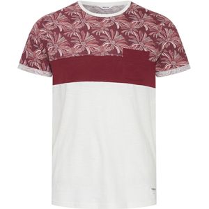 !Solid Shirt 'Florian'  rood / natuurwit