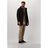 Matinique - Deston - Tussenjas - Zwart - Licht Gevoerd, Capuchon met Trekkoord, Ritssluiting