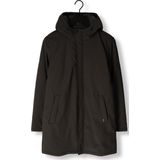 Matinique - Deston - Tussenjas - Zwart - Licht Gevoerd, Capuchon met Trekkoord, Ritssluiting