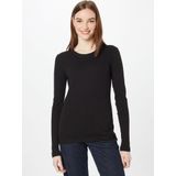 Shirt - Dagna - Effen - Katoen - Lange Mouw - Slanke Pasvorm