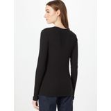 Shirt - Dagna - Effen - Katoen - Lange Mouw - Slanke Pasvorm