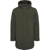 Matinique - Deston - Tussenjas - Donkergroen - Licht Gevoerd, Ritssluiting, Capuchon