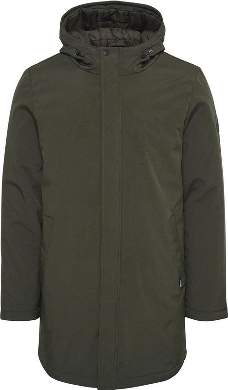 Matinique - Deston - Tussenjas - Donkergroen - Licht Gevoerd, Ritssluiting, Capuchon