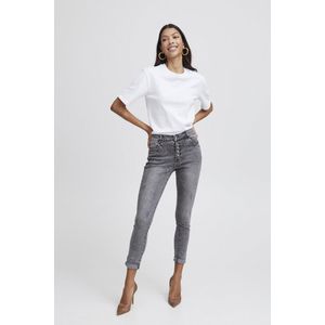 Skinny Broeken - Effen - Denim - Acid Washed - Lang
