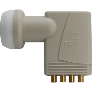 Triax Tria Lnb (Quad LNB, 40 mm), LNB, Grijs
