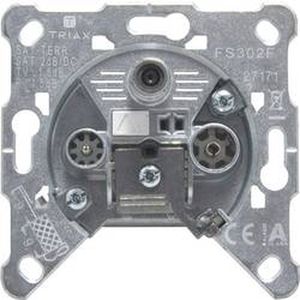 Triax FS 302 F Antennedoos Satelliet, TV, FM Inbouw (in muur) Contactdoos