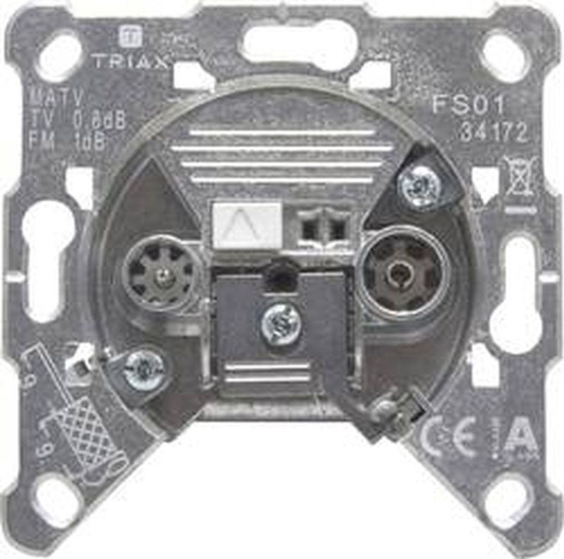 Triax FS 01 Antennedoos FM, TV Inbouw (in muur) Contactdoos