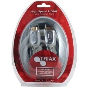 Triax HDMI1.5M Hoge Snelheid HDMI Kabel met Ethernet (1.50 m, HDMI), Videokabel