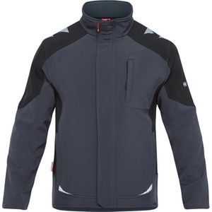F. Enge10-229 Softshelljack Antraciet/Zwart