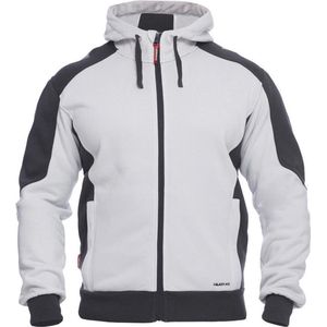FE Engel Galaxy Hoodie Sweater 8820-233 - Wit/Antraciet 379