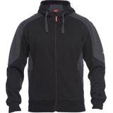 FE Engel Galaxy Hoodie Sweater 8820-233 - Zwart/Antraciet 2079