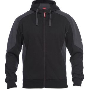 FE Engel Galaxy Hoodie Sweater 8820-233 - Zwart/Antraciet 2079