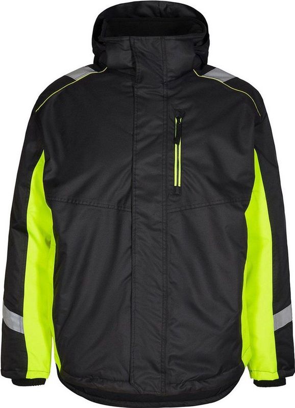 Engel - Cargo - Winterjack - Zwart / Hi-vis Geel - Waterdicht en Ademend