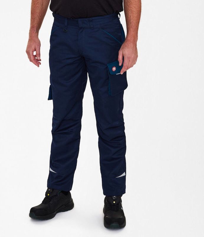 F. Engel - 2290 Galaxy Light - Werkbroek - Blue Ink/Dark Petrol - 65% Polyester 35% Katoen