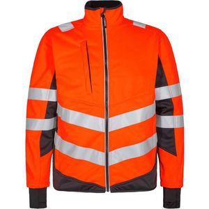Engel - Safety 1158-237 - Softshell Jack - Hi-vis Orange / Anthracite Grey