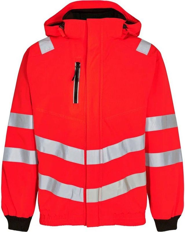 Engel - Safety Pilot Jack 1246-930 - Hi-vis Red / Black - Ademend - Wind- en Waterdicht