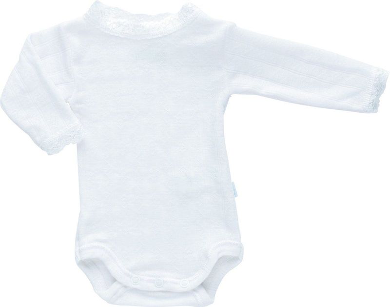 Joha - Romper - Crème - Wol/Zijde - Lange Mouwen