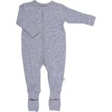Joha - Schlafoverall - Lichtgrijs - Baby - Met Voeten - 80