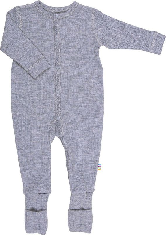 Joha - Schlafoverall - Lichtgrijs - Baby - Met Voeten - 80