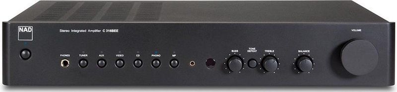 NAD - C 316BEE V2 - Versterker - Zwart - Hifi