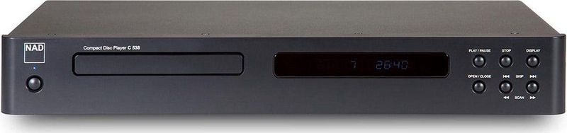 NAD - C 538 - CD-Player - Zwart - Hoogwaardige Geluidsweergave