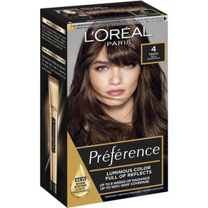 L'Oréal Preference - Haarkleur - 4.0 Tahiti Deep Brown - Glans - Duurzaam