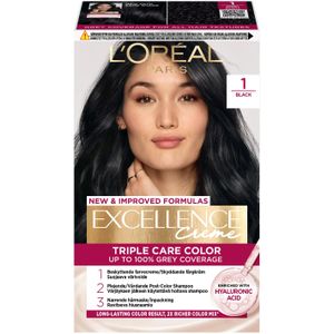 Loreal Paris Excellence Crème Triple Care Color 1 Black