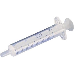 WW-injectiespuit 2ml luer-lock 2-delig 100st