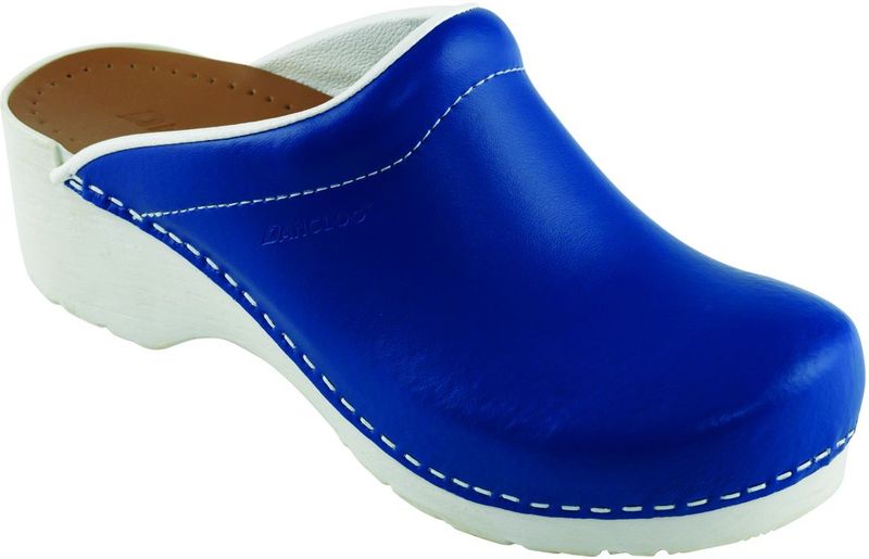 Danclog - Admiral OB - Zorgklomp - Zwart - Leer - Hittebestendige Zool