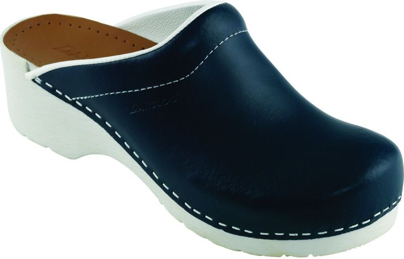 Danclog - Indigo OB - Zorgklomp - Blauw - Leer en Polyurethaan