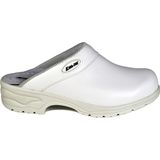 Euro-Dan E1460W Open OB Zorgklomp - Leer - PU-flex Binnenzool - PU Zool