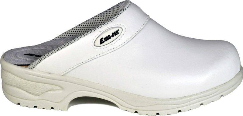 Euro-Dan E1460W Open OB Zorgklomp - Leer - PU-flex Binnenzool - PU Zool