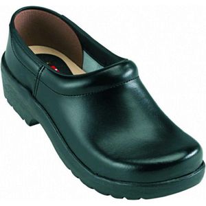 Euro-Dan - Ivar OB Werkklomp - Zwart - Leer - PU Zool